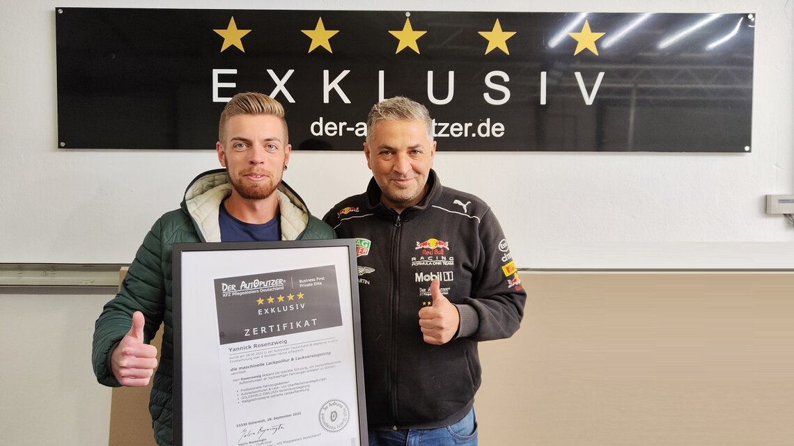Beim Autoputzer gibt es solide Ausbildungen in Car Detailing